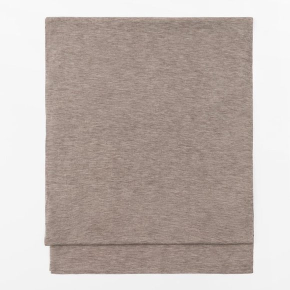 NWT TAUPE BROWN 100% WOOL SCARF - Picture 6 of 6